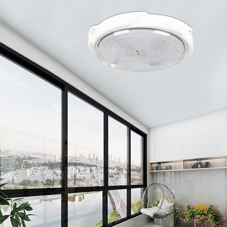 HUAPAI Waterproof Ceiling LED Mounted 40 60 100 200 300 w Solar Powered Garden Lamp Light