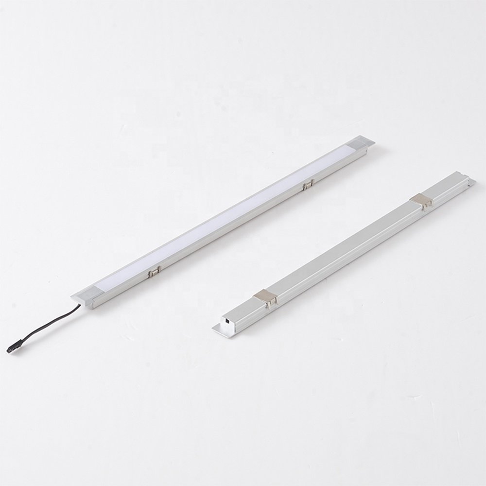 Kitchen, supermarket lighting, embedded LED light, PC milky white surface, LED under cabinet light