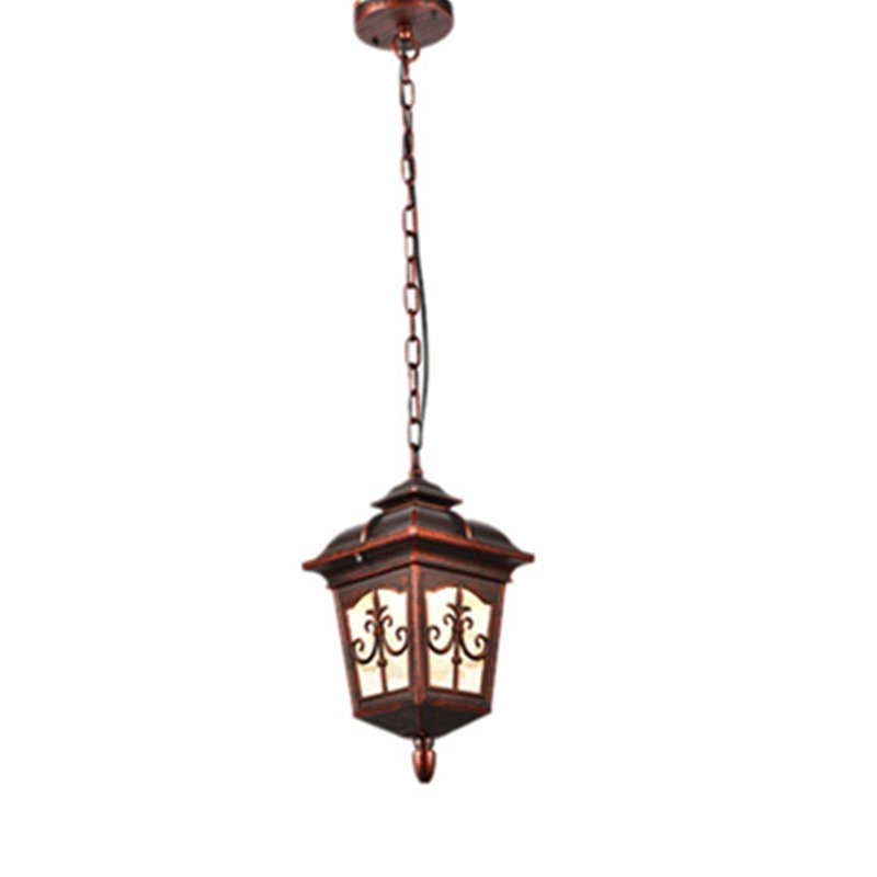 outdoor balcony garden design hanging ceiling led light glass pendant light Outdoor waterproof pendant light