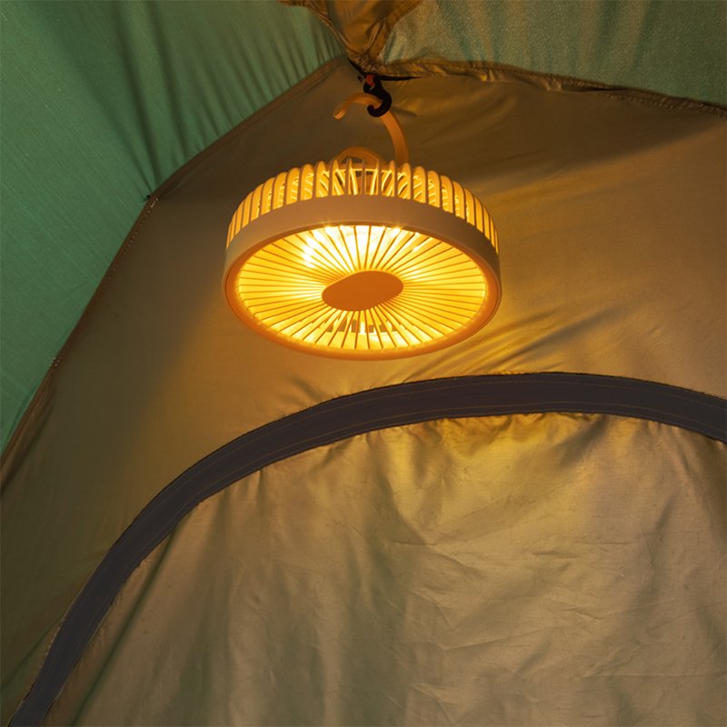 2023 Multifunctional Use Outdoor Mini Desktop Fan Usb Rechargeable Ceiling Fan With Light