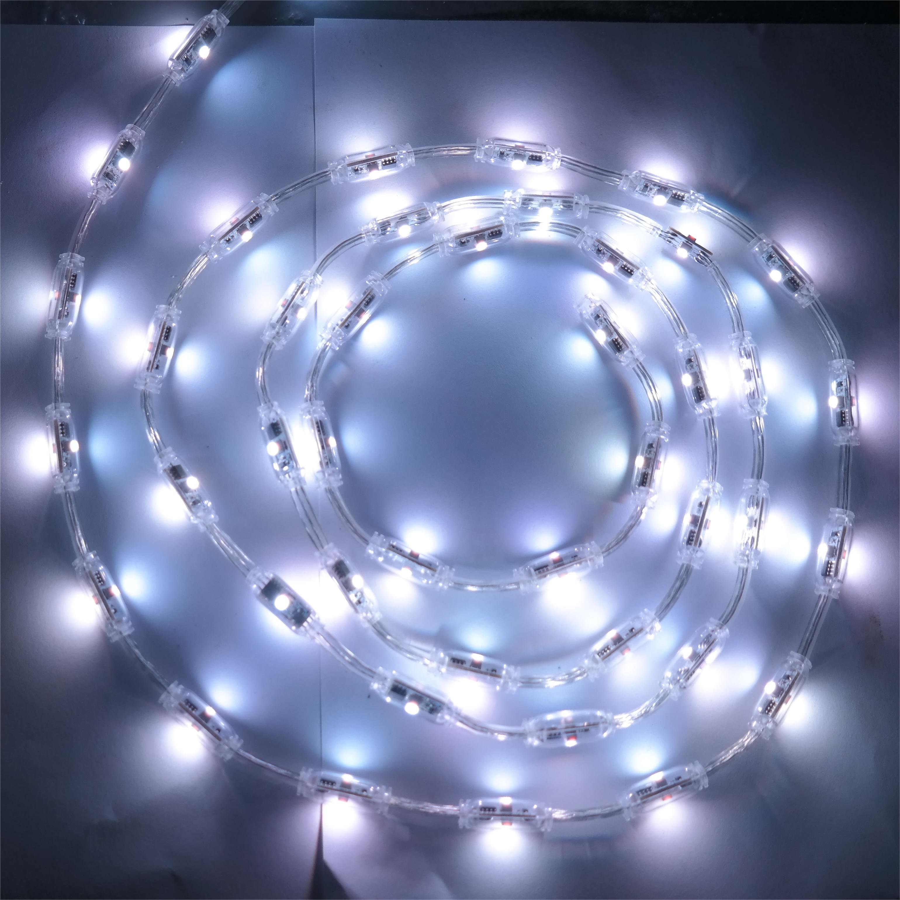 High quality 3d led light led pixel string white outdoor led strip dc12v rgb fairy string lights