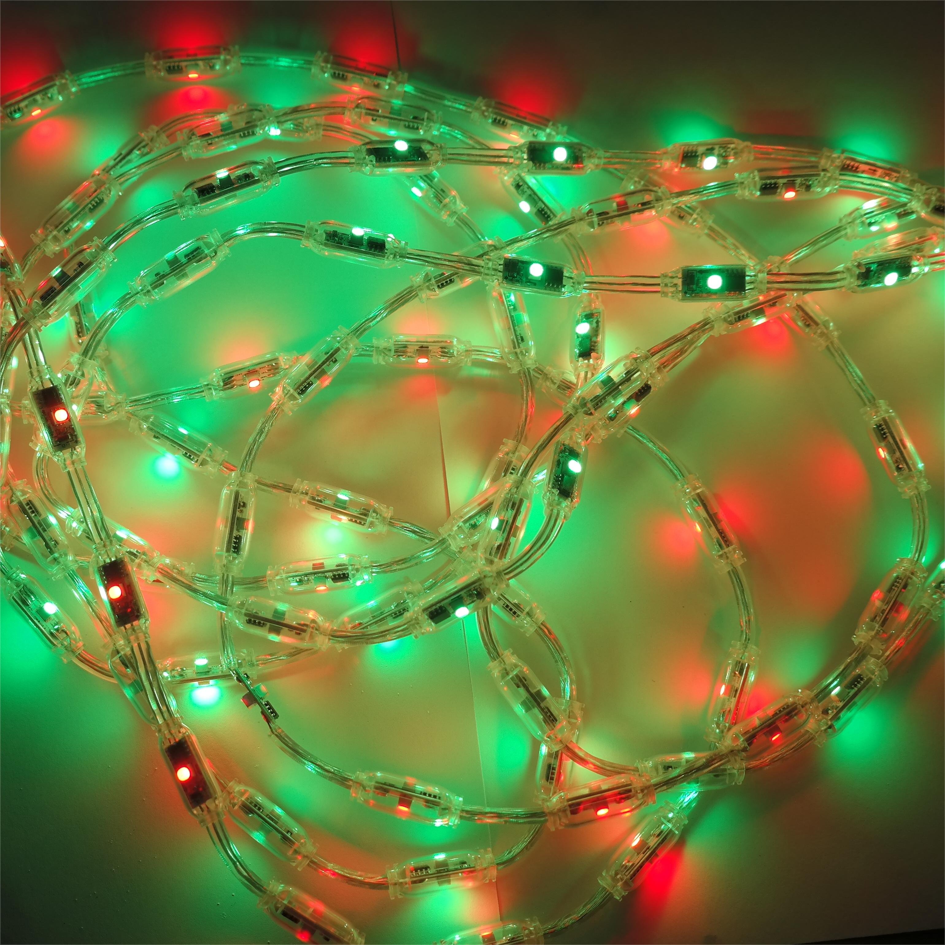 High quality 3d led light led pixel string white outdoor led strip dc12v rgb fairy string lights