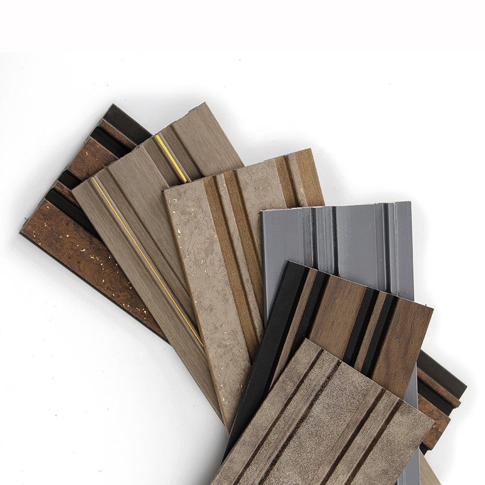 OEM fluted exterior wall panels wood ps foam ceiling wall panel accessories for led linear lights