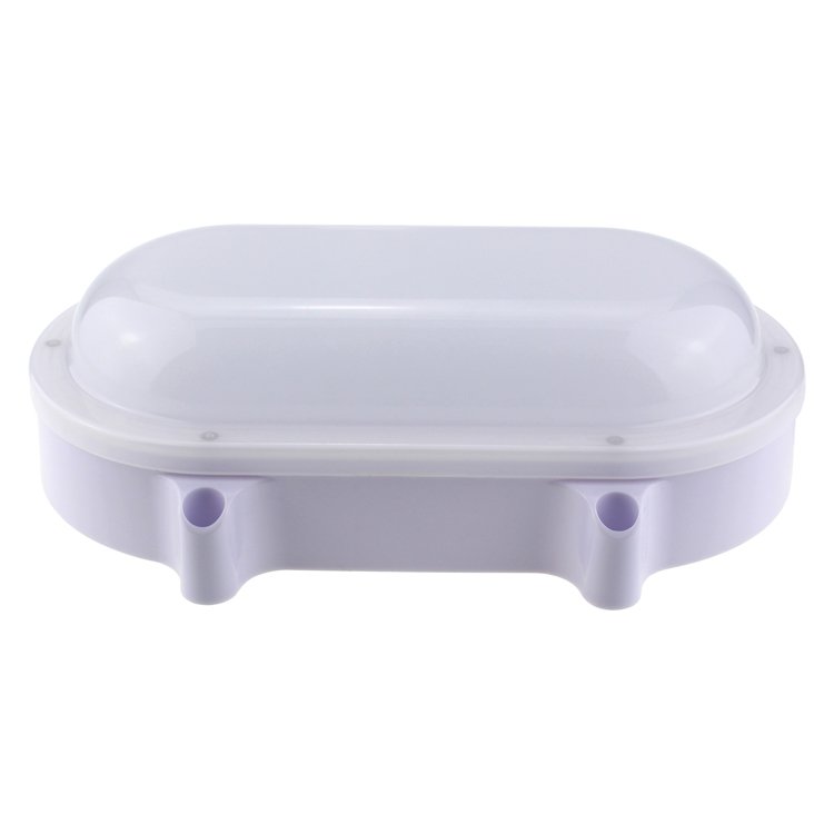 High strength housing outdoor led ceiling light oval 12W IP65 moistureproof LED bulkhead