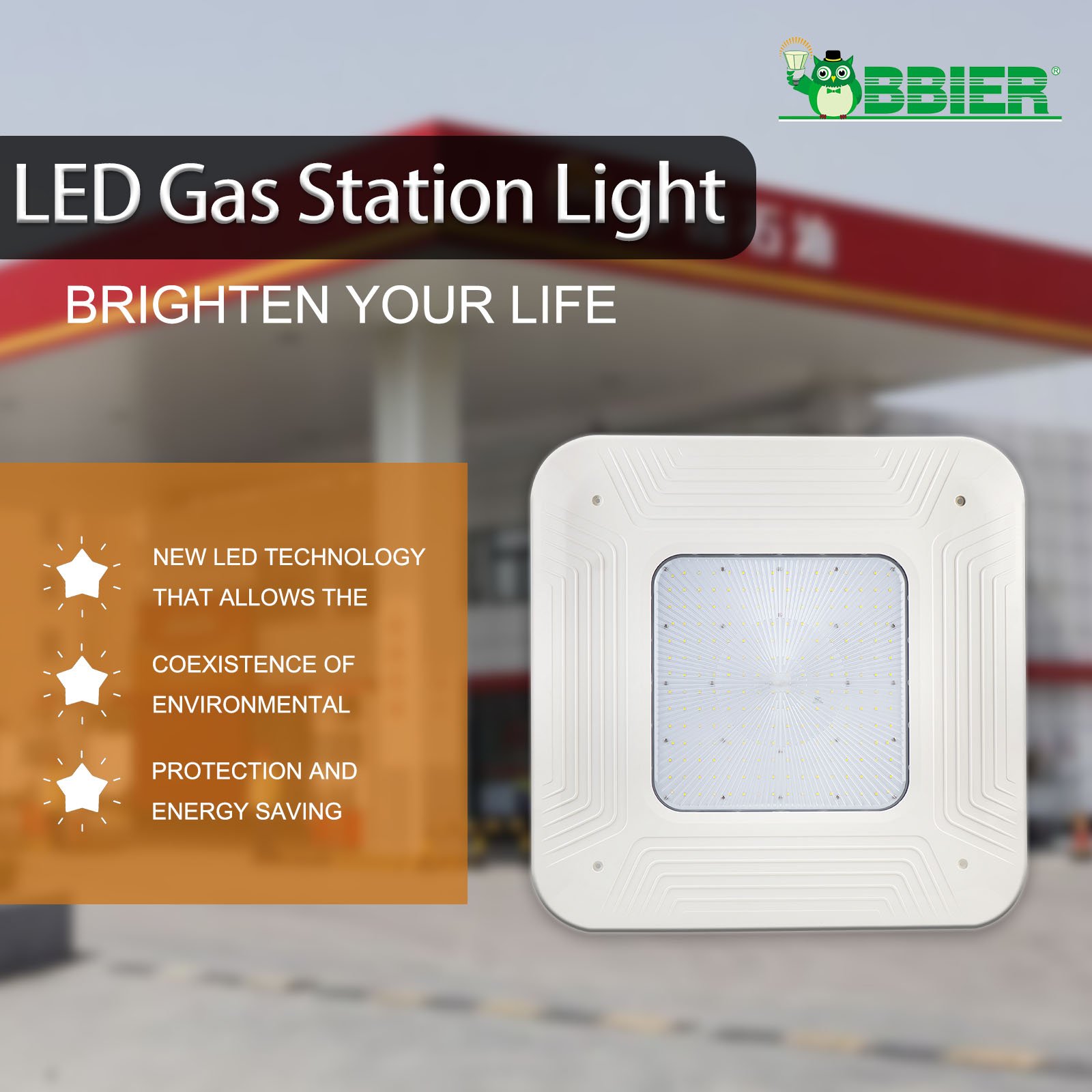 High Quality 5 Years Warranty Outdoor150w Gas Station Led Canopy Light For Petrol Station Outdoor Ceiling