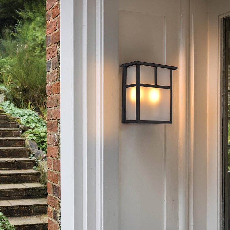 Energy Saving Waterproof Landscape Iron Indoor Gate Acrylic Outdoor LED Sconce Wall Lights
