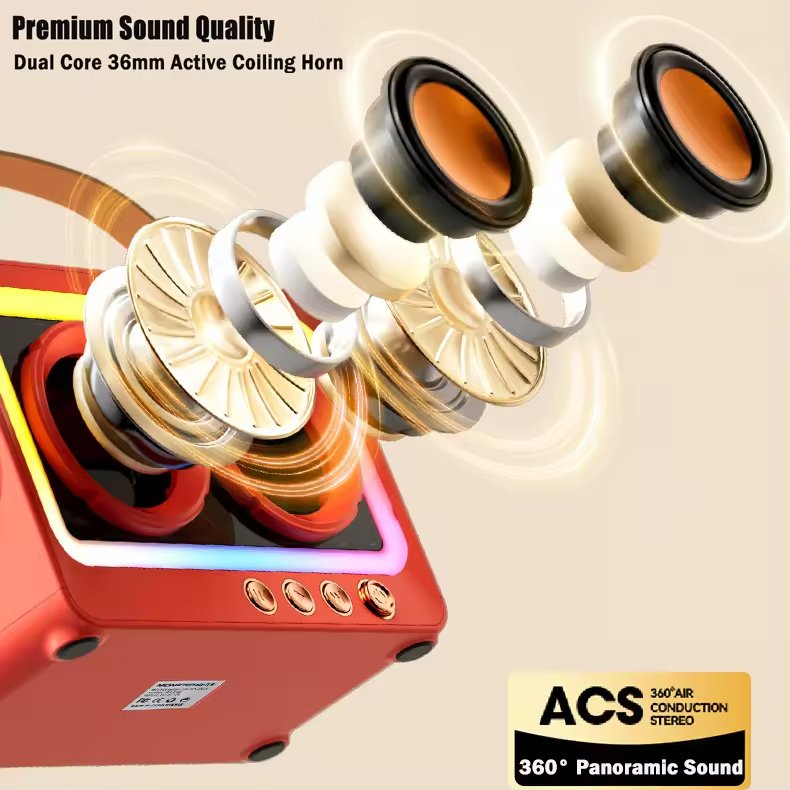 2024 Mini audio system Portable Bluetooth Speakers USB TF FM Strong Bass Home Theater Subwoofer Party mini Speaker
