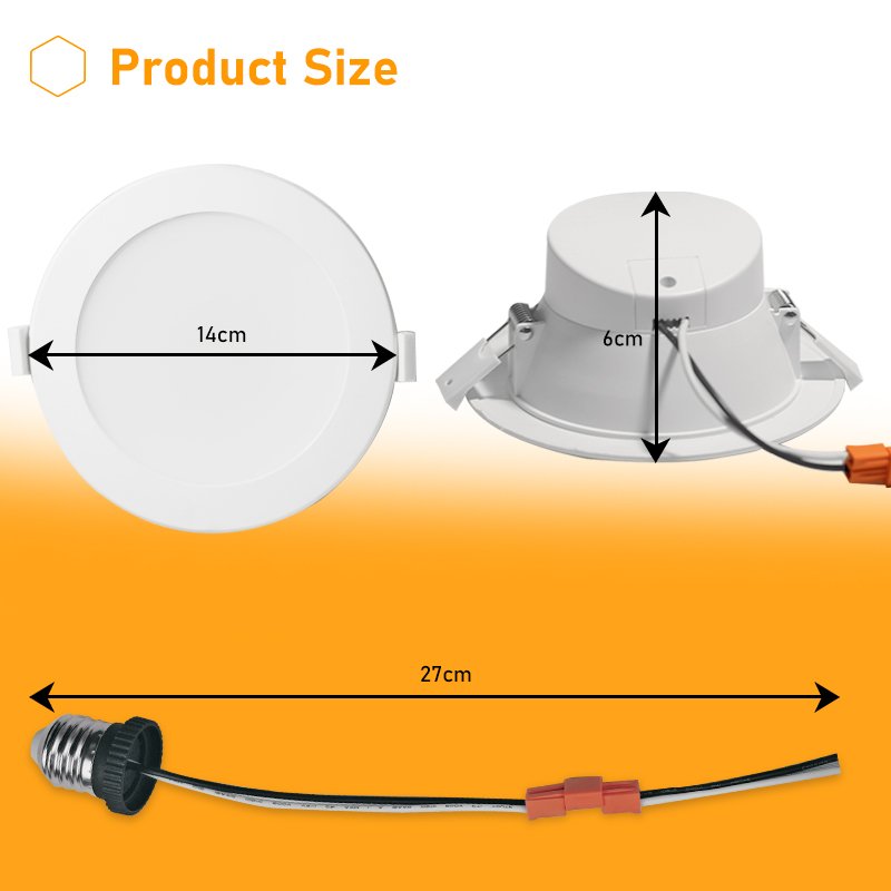 10W Downlights Indoor outdoor Decoration Lighting AC100~240V Led ceiling light LED Smart Recessed Lighting