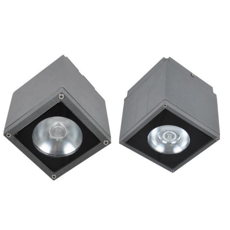 Hot sale modern wall up down ip65 waterproof wall lamps outdoor and led trick Light square ceiling light