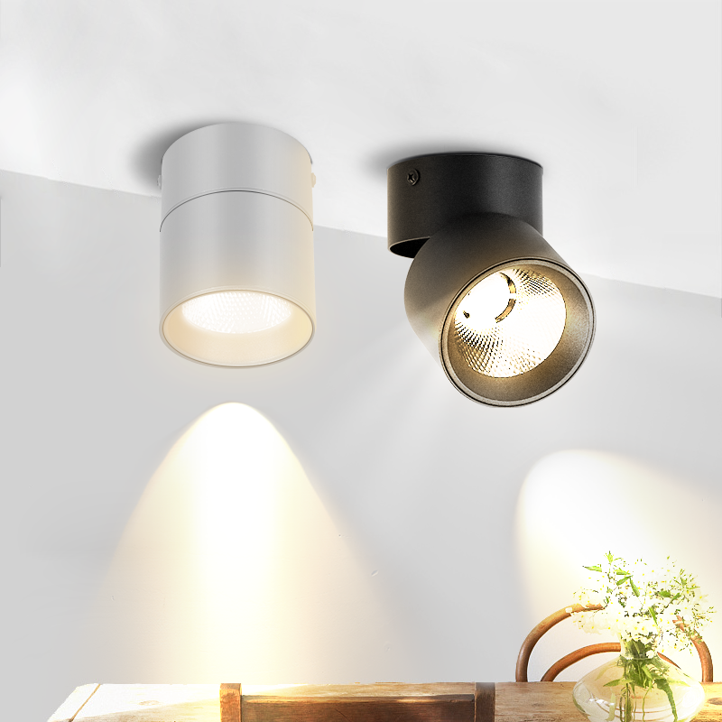 CANMEIJIA Surface mounted round indoor down light,adjustable led spotlights/led spot light/spot light/led spotlights