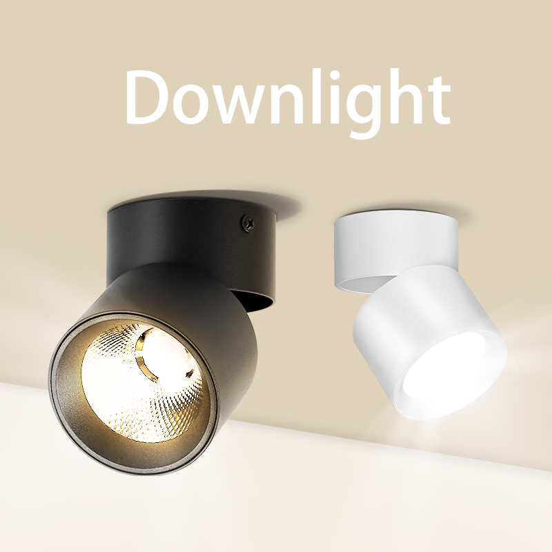 CANMEIJIA Surface mounted round indoor down light,adjustable led spotlights/led spot light/spot light/led spotlights