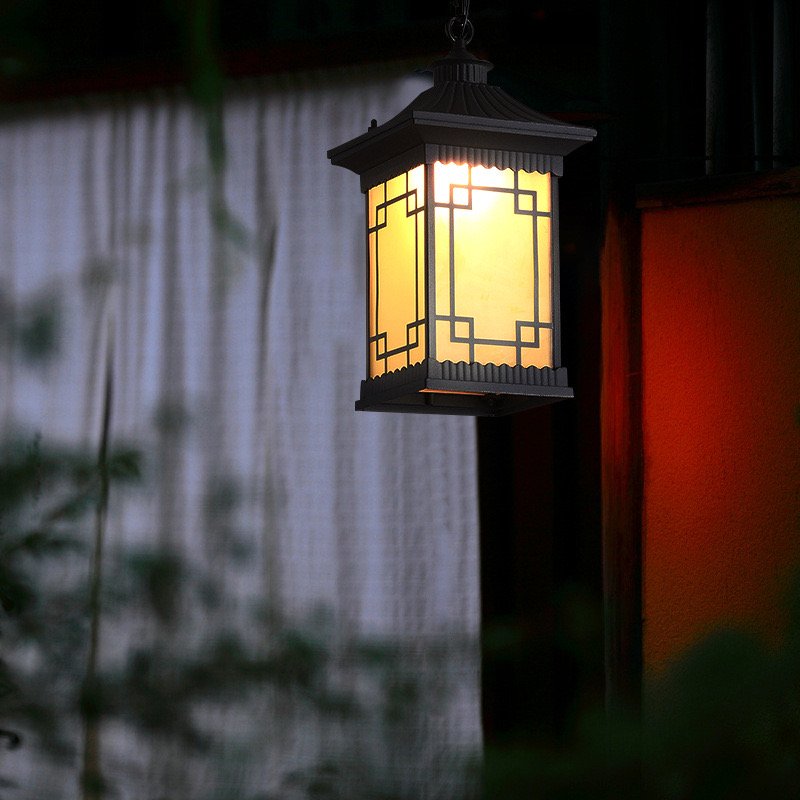 Modern And Minimalist Outdoor Aluminum Alloy small chandelier,Waterproof Garden Chandelier,Hanging Feature Ceiling Light