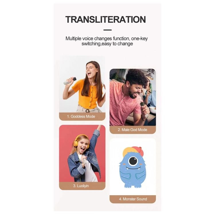 High quality and durable New model Wireless Microphones Speaker Mini Karaoke Speaker for kid