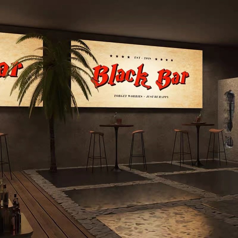 Custom LED Backlit Light Box Business Kabu/Rabu Advertising Sign Board LED Lightbox for Store Shop Decor