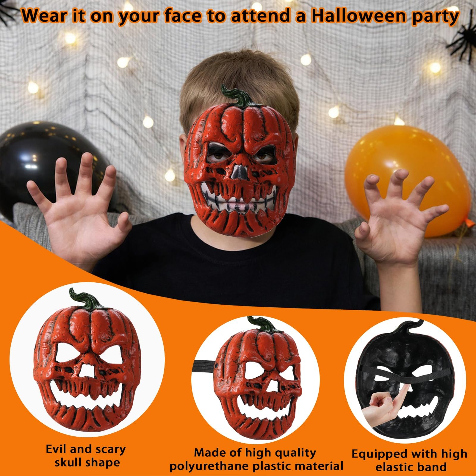 2 Halloween pumpkin ornament light sets, porch, garage, front door, outdoor, ceiling lights, patio
