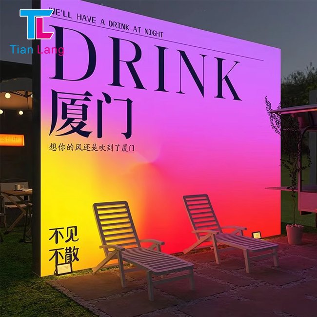 Programmable Panel Advertising Dynamic Light Box Hanging Frame LED Light Box Suitable for Cinema Store Restaurant Exhibition