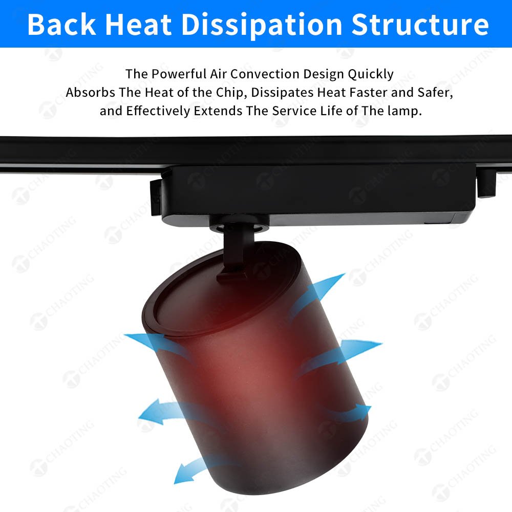 Hot Sale Indoor Outdoor Led Light With Track Led Track Spot Light Surface Mounted Black Gold 12W 20W 30W 40W Cob Led Track Light