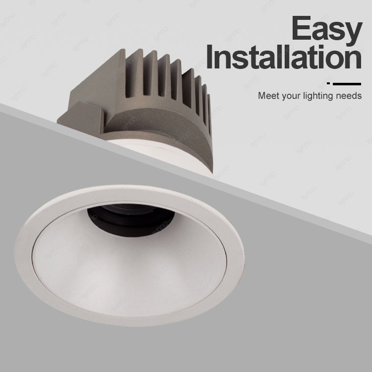 Commercial Modern Anti-Glare Spotlight Cob Embedded Downlight Living Room Without Main Light Led Ceiling Down Light