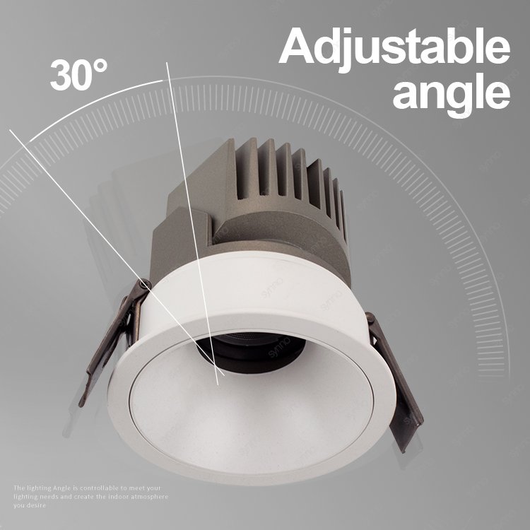 Commercial Modern Anti-Glare Spotlight Cob Embedded Downlight Living Room Without Main Light Led Ceiling Down Light