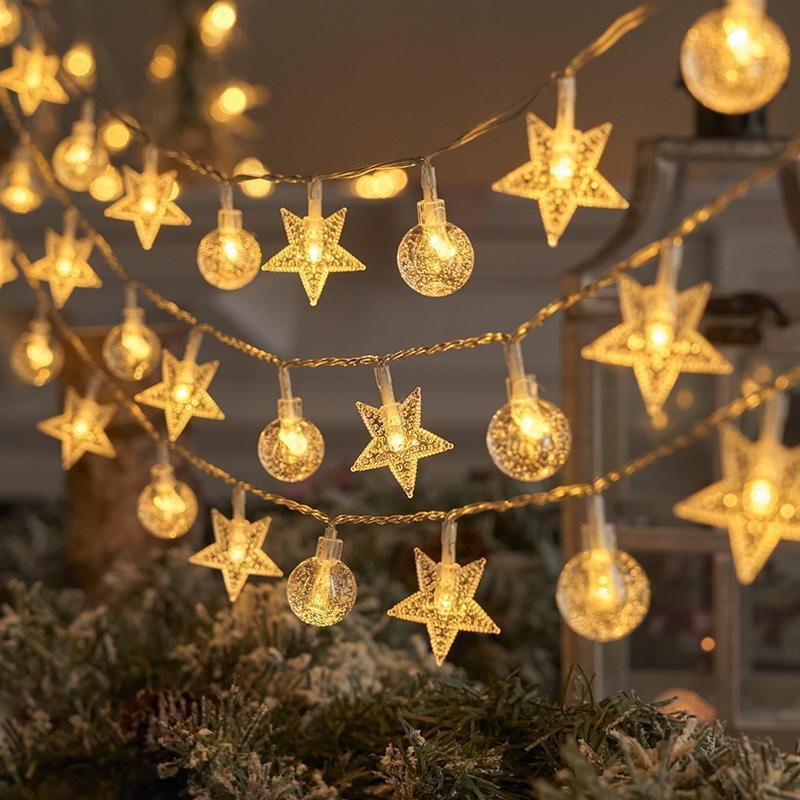 Custom10M 100Led String Lights Waterproof Party Wedding Garden Tree Curtain Decoration Fairy Christmas Light 2023 Outdoor