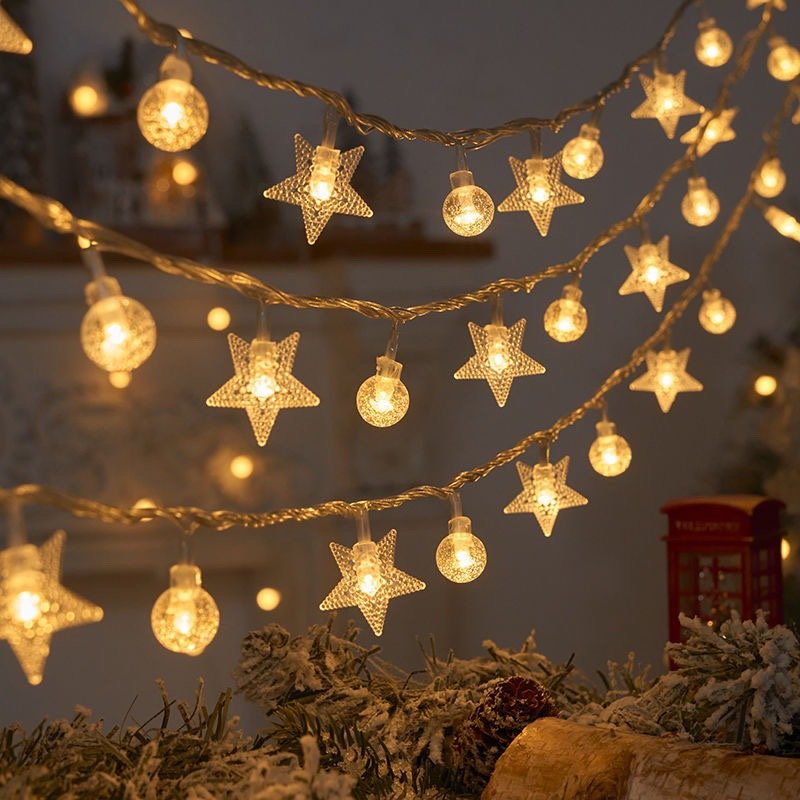 Custom10M 100Led String Lights Waterproof Party Wedding Garden Tree Curtain Decoration Fairy Christmas Light 2023 Outdoor