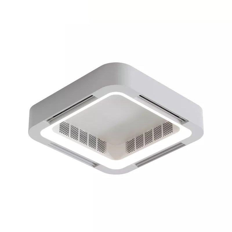 Simple Design Bladeless Ceiling Lamp Intelligent Remote Control APP Control LED Chandelier Ceiling Fan With Light