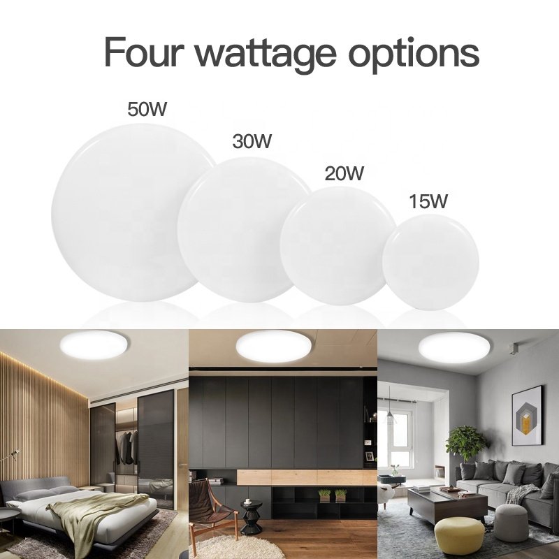 Outdoor Hallways 3CCT Dimmable Lighting Living Room Bedroom Home Round Light Remote Ultra Thin Led Ceiling Lights