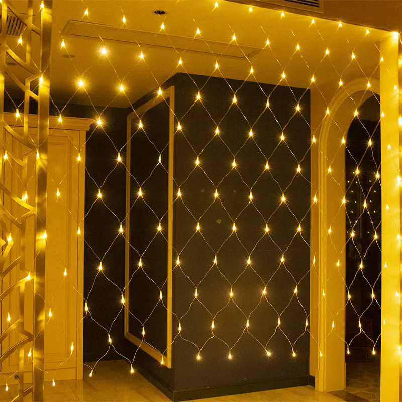 Hot Sale Outdoor Waterproof PVC LED Net Light For In/Outdoor Decoration Light Customized String Light