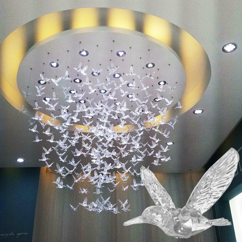 Home Decor Hotel Crystal Lighting Modern Home Chandelier Led Ceiling Hanging Nordic Modern Pendant Lights