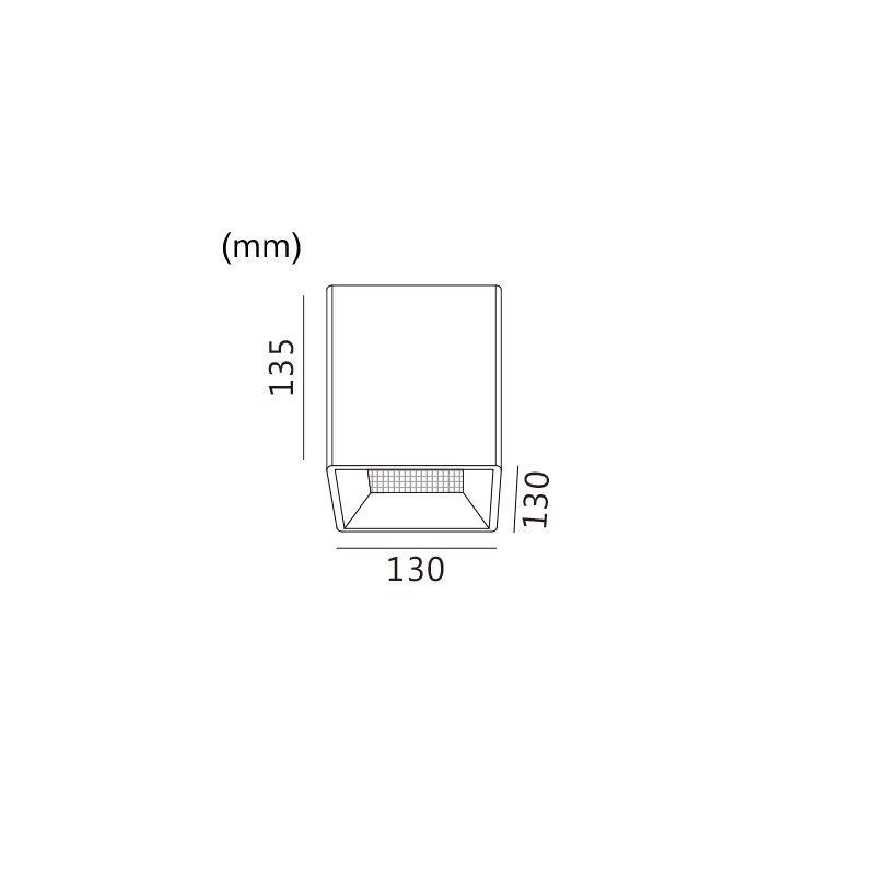 Waterproof IP65 ceiling mounted round 6W led down light outdoor led ceiling lamp for balcony