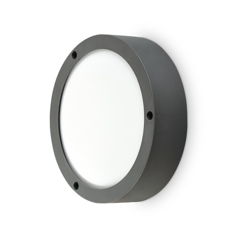 5 years warranty PC LED bulkhead light switch wattage 20W 25W with microwave sensor IP65 IK10 high lumen