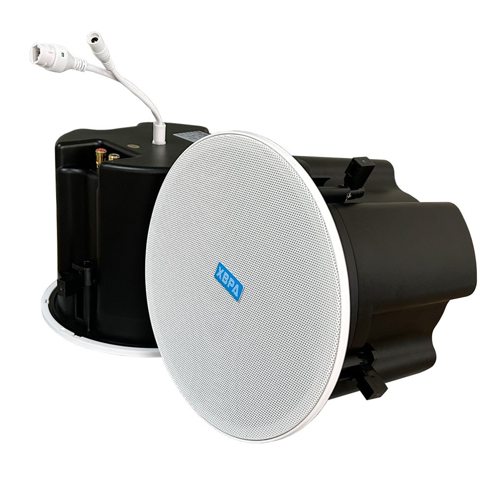 IP-10CS XBPA XBGM 10W/20W/30W PA System and Broadcast IP Network Coaxial Ceiling Speaker with POE Power Supply