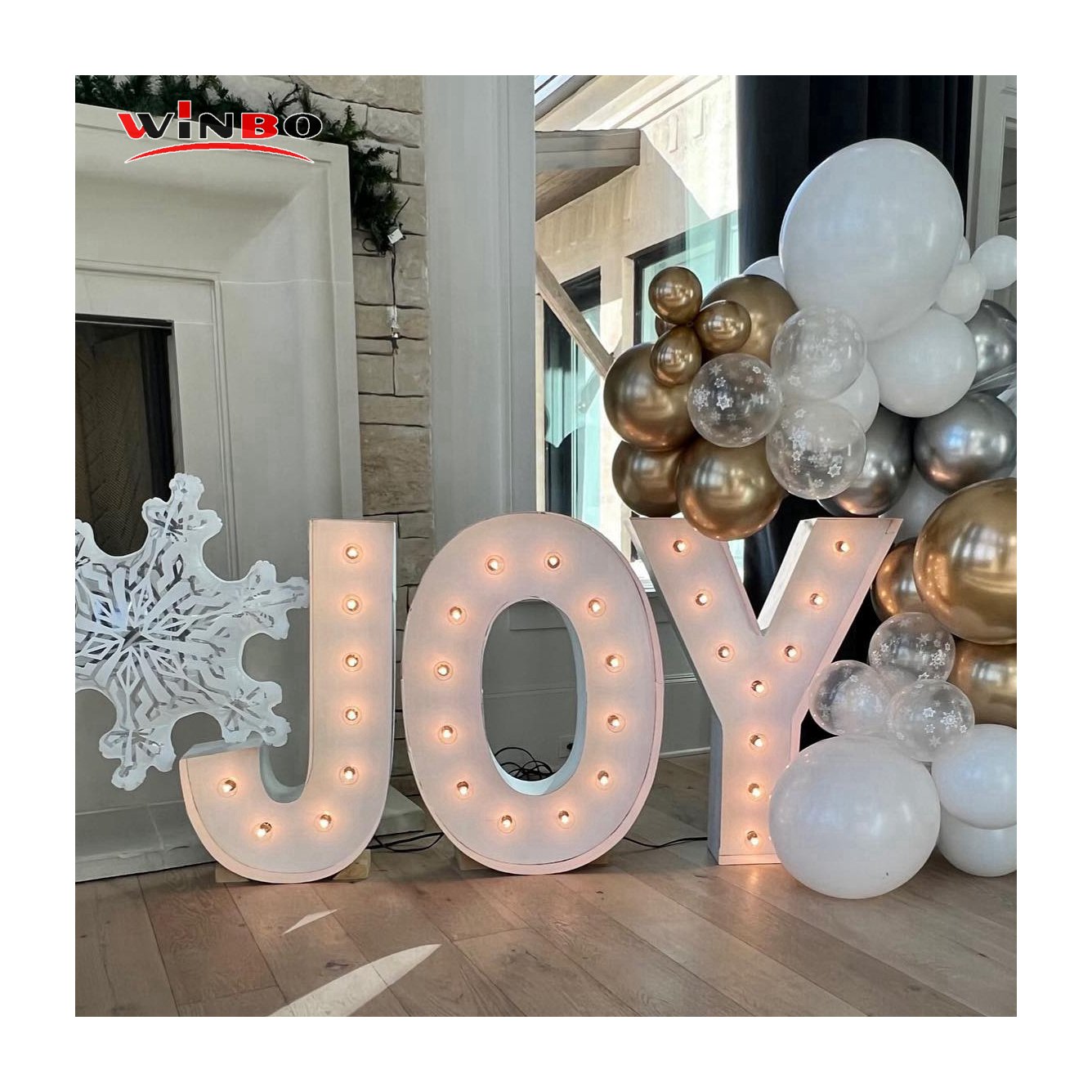 Winbo Manufacturer 3ft 4ft 5ft letters led lighting marquee letter led neon sign NO MOQ light up led letters stand alone
