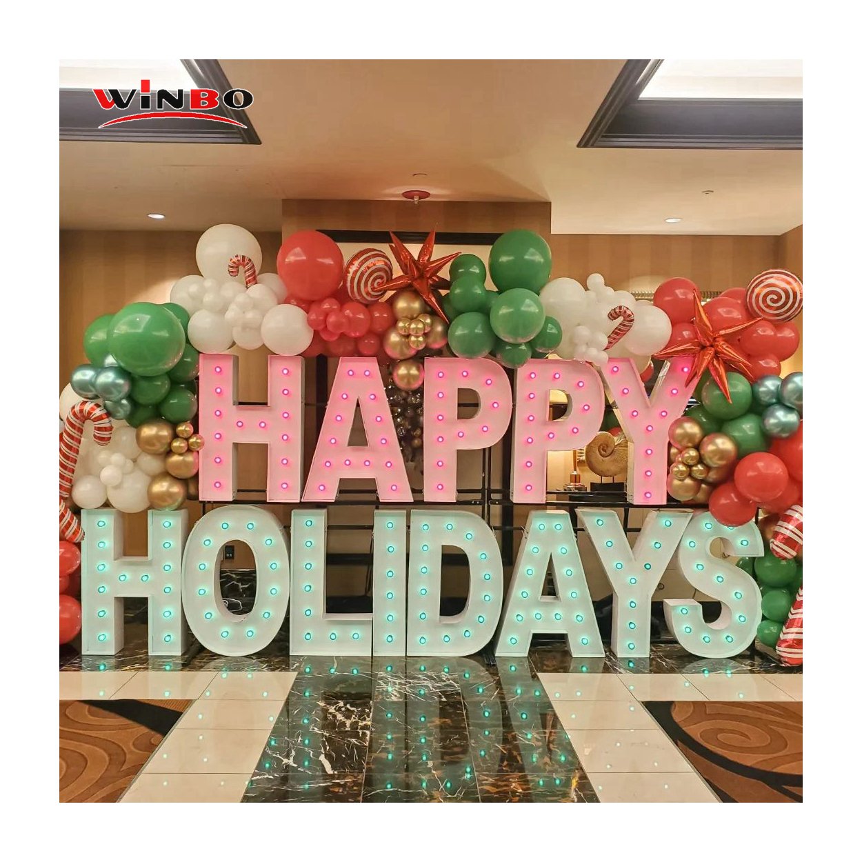 Winbo Manufacturer 3ft 4ft 5ft letters led lighting marquee letter led neon sign NO MOQ light up led letters stand alone