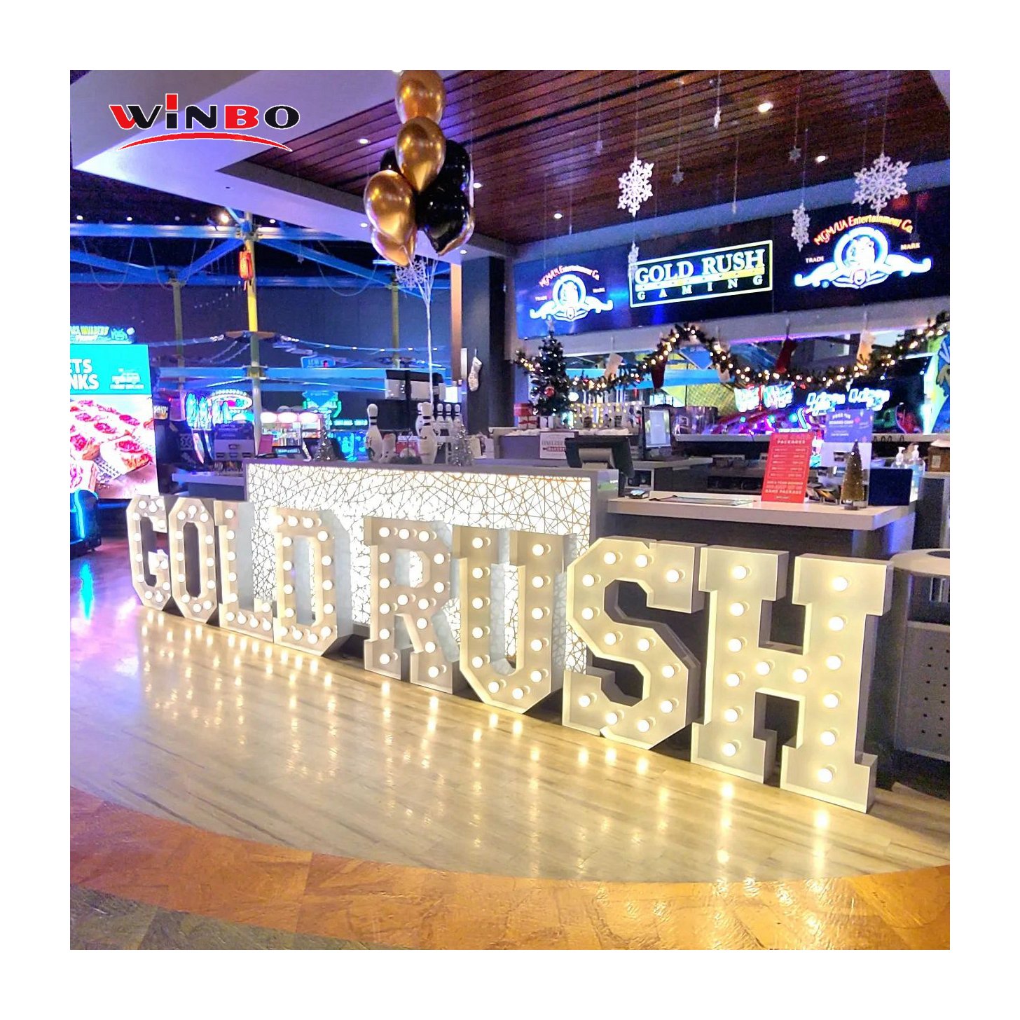 Winbo Manufacturer 3ft 4ft 5ft letters led lighting marquee letter led neon sign NO MOQ light up led letters stand alone