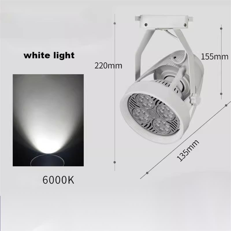 High Quality Modern Commercial Led Track Spot Light Aluminium Casing No Flickering down light