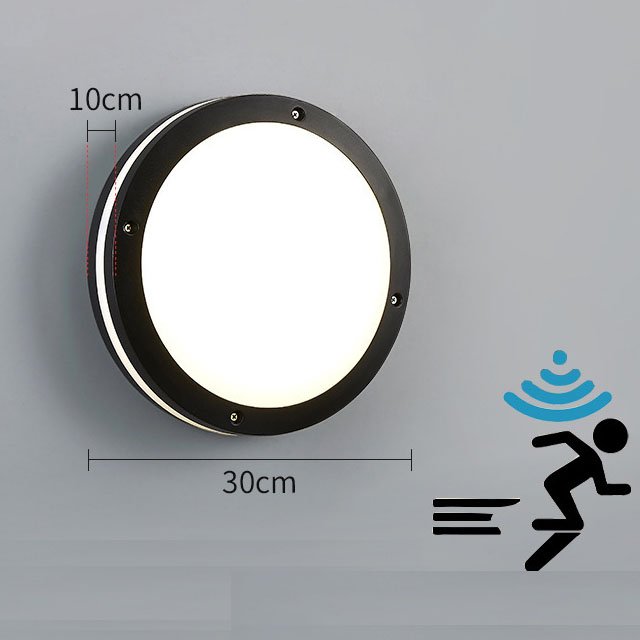 IP65 round circular Ceiling Lamp Led Waterproof Indoor outdoor garden light and Porch Balcony Terrace Ceiling Wall Light