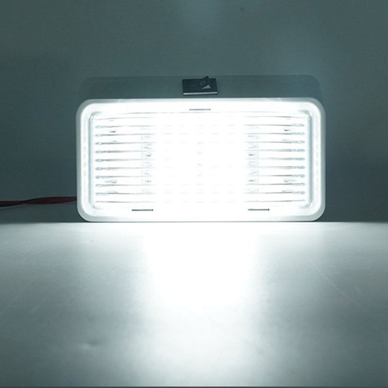 RVs Trailers Campers White Amber Rocker Switch 12V Lighting Fixture Replacement Lighting LED RV Exterior Porch Utility Light