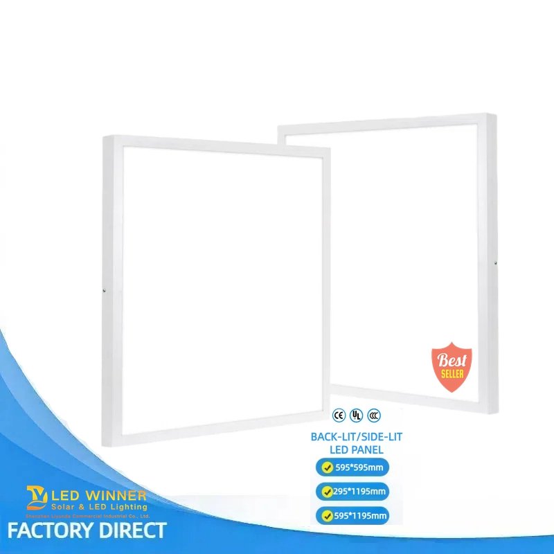 Slim Plastic Surface Recessed 295*895 Iron Panel Light In One Panel Light