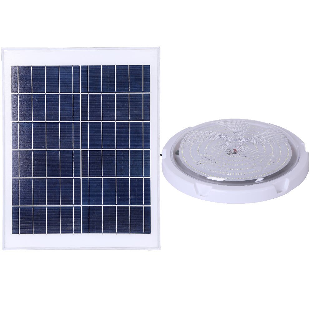 Home new rural indoor and outdoor waterproof 100W 200W 300W super bright home use solar ceiling light