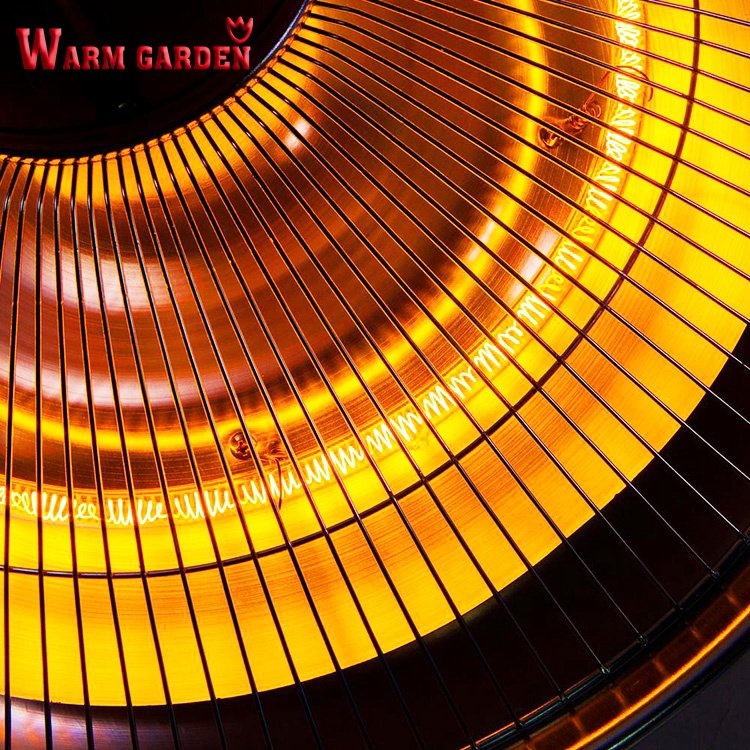 Ceiling Hanging Electric Halogen Garden Outdoor Patio Heater (1500W, Copper) /warm garden