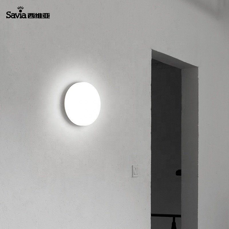 Savia modern led ceiling lamp white IP54 waterproof acrylic surface mounted downlight wall lamp for living room balcony bathroom