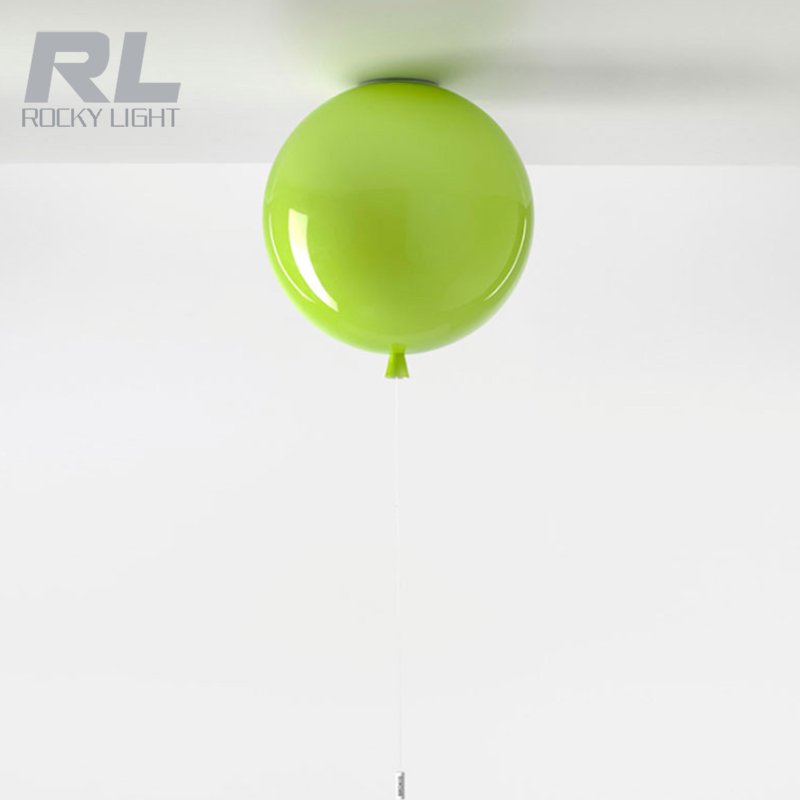 Indoor and outdoor warm and childlike creative amusement park children's room bedroom bubble balloon ceiling lamp