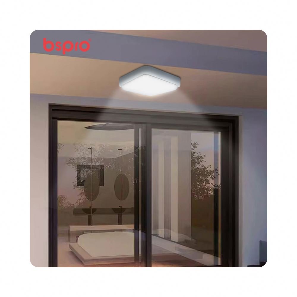 Modern Smart Sensor Seaside Promenades Efficient Solar Ceiling Light Square Video Demo Available