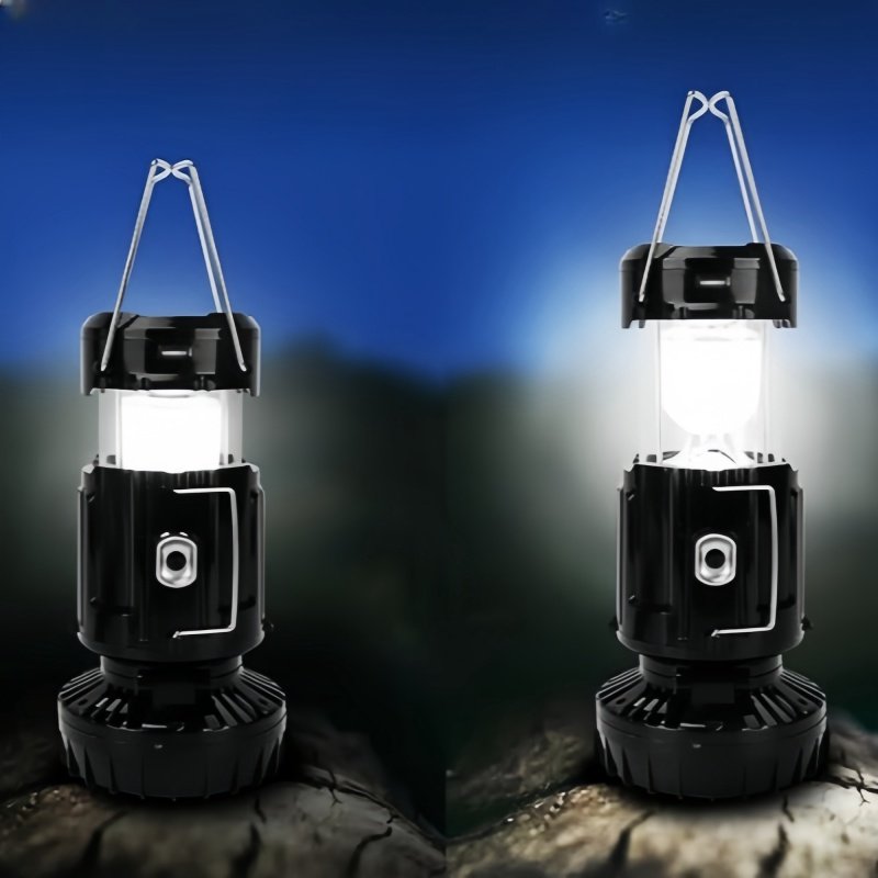 Outdoors Waterproof Travel Camp Light USB Rechargeable LED Light Camping Portable Lamp Solar Folding Led Camping Lantern Light