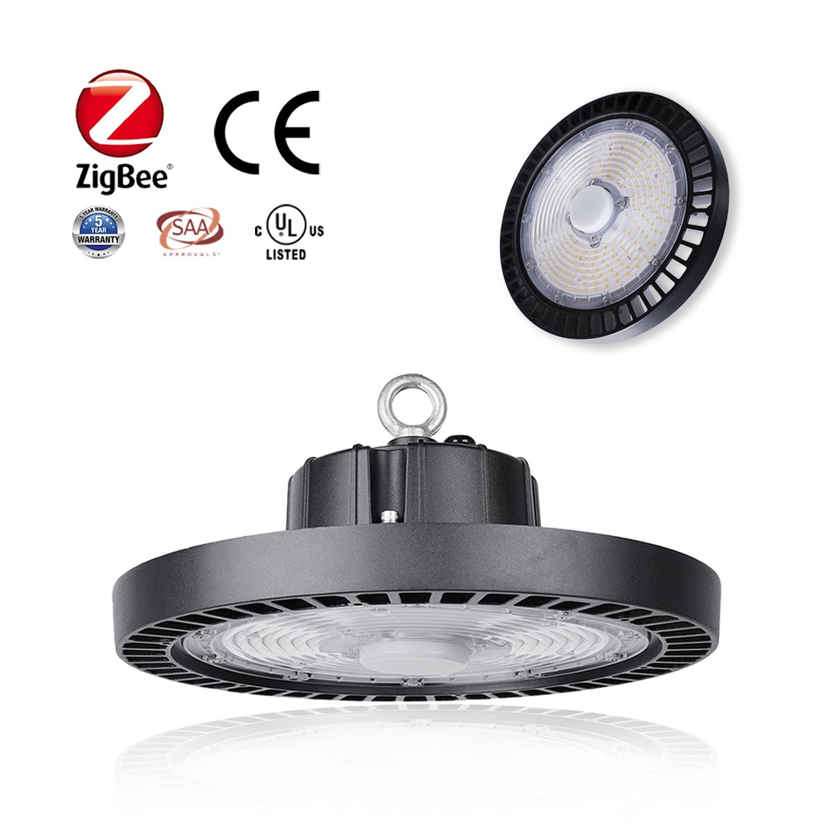 Led 100W 150W 200W Industrial Lighting Highbay Lamp Fixture Warehouse Garage Canopy Light UFO Led High Bay Light