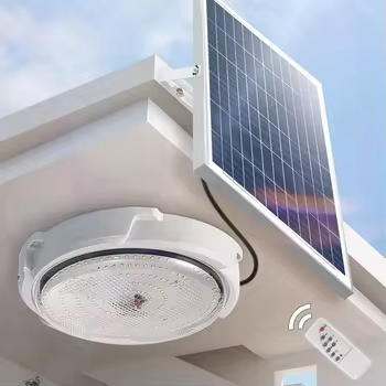 OEM Factory IP65 Lampione Solare Sensor Led Outdoor Home Light Solar Garden Lights With Remote Control Extension