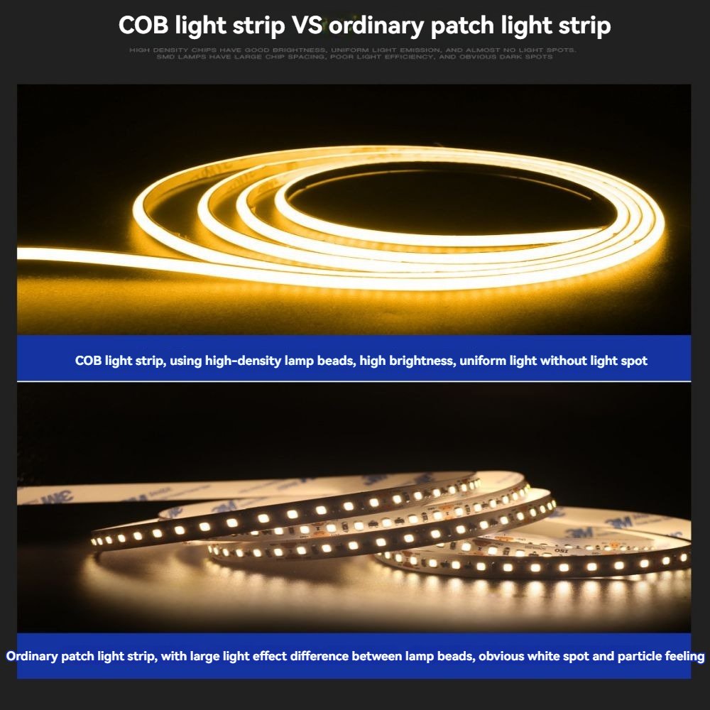 cob strip light super bright low voltage household living room ceiling cabinet linear self adhesive ceiling project soft lights