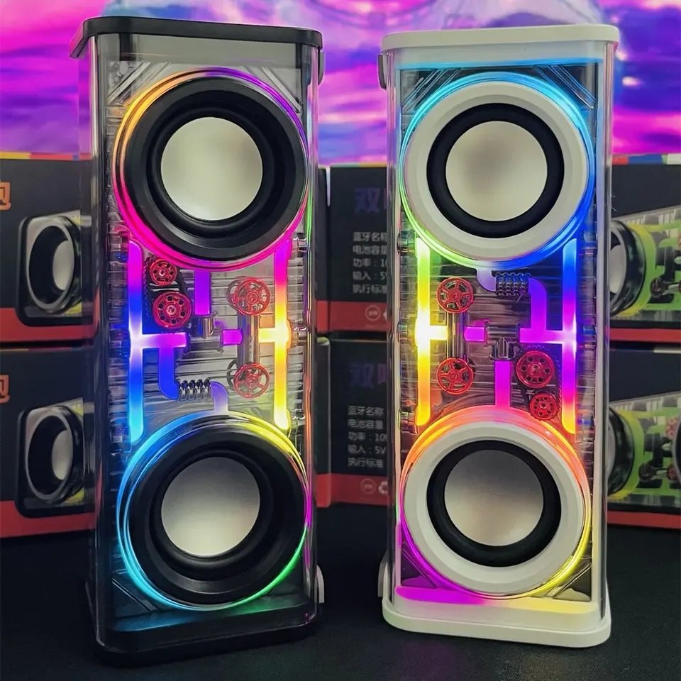 1800mah tws Bluetooth 5.3 wireless Speaker with IPX5 Waterproof Stereo Sound Portable Wireless Speaker for iPhone 15