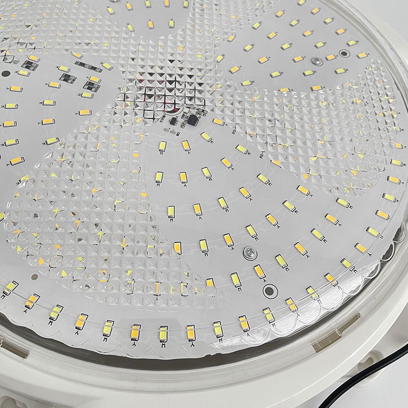 Round Dimmable Remote Control Home Hallway Indoor Outdoor Waterproof Solar Power Led Solar Ceiling Light Solar Garden Light